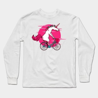 Unicorn Bicycle Long Sleeve T-Shirt